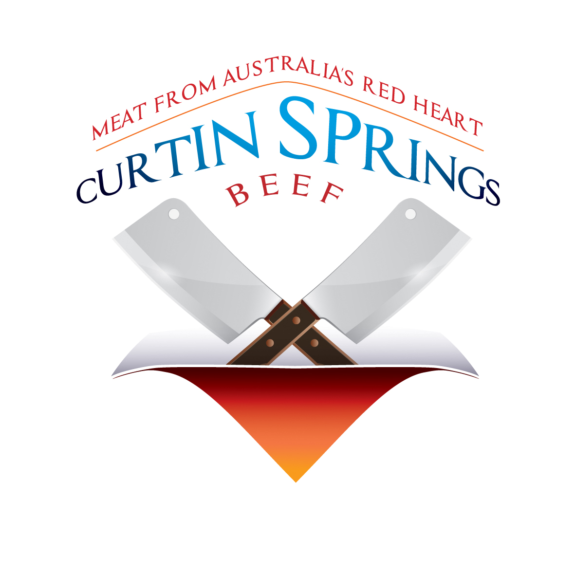 1190- Master Logo Tagline - Curtin Springs Beef - CMYK