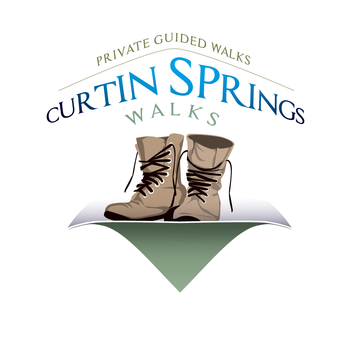 1190- Master Logo Tagline - Curtin Springs Walks - CMYK