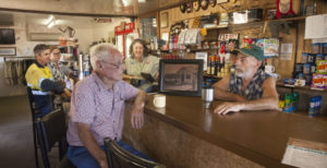 Peter, Lyndee and Ashley Severin in the store