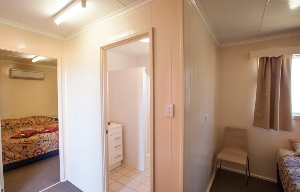 Triple ensuite accommodation room at Curtin Springs